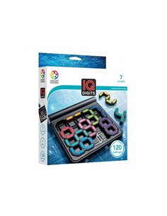 Logique reflexion smart iq digits placer les chiffres 120 defis 1 coffret 10 pieces de 0 a 9 livret defis.