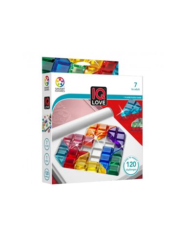 Logique et reflexion smart iq love reconstituer un cîur 120 defis 10 pieces de jeu de couleur 1 livret 1 joueur.