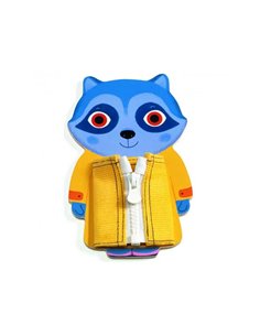 Pedagogie montessori djeco ziptou favorise la concentration 3 animaux en bois 1 a 3 joueurs. 2