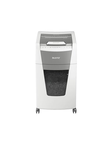 Destructeur de documents leitz iq auto+ office coupe croisee 300f corbeille de 60l.