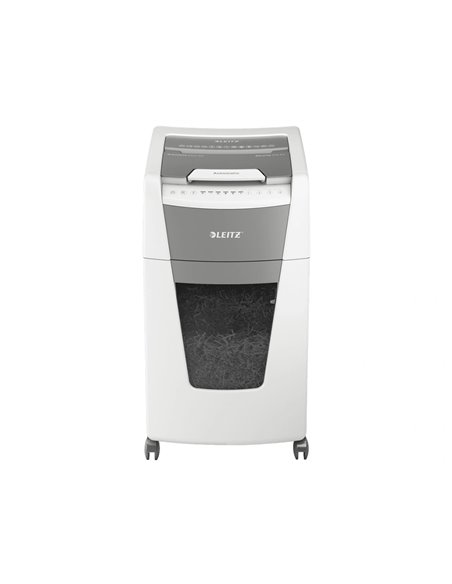 Destructeur de documents leitz iq auto+ office coupe croisee 300f corbeille de 60l.