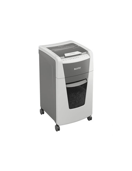 Destructeur de documents leitz iq auto+ office coupe croisee 300f corbeille de 60l.