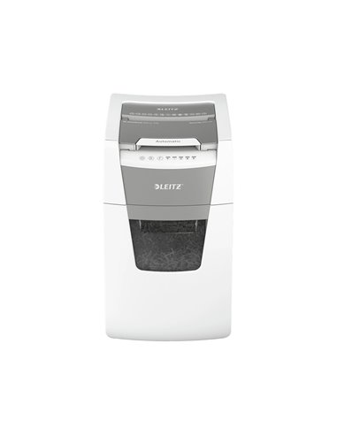 Destructeur de documents leitz iq auto+ office coupe micro p5 150f corbeille de 44l.