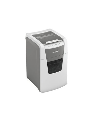 Destructeur de documents leitz iq auto+ office coupe micro p5 150f corbeille de 44l.