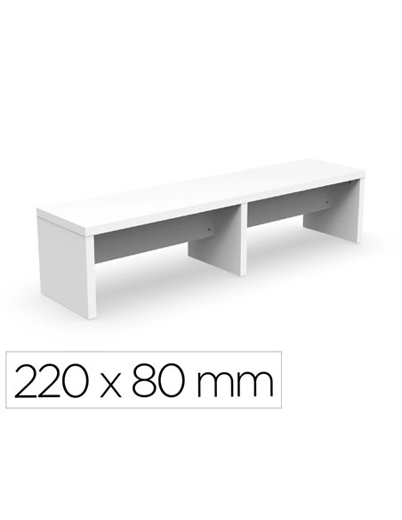 Banc eol eloise l210cm pour table 220x80cm coloris blanc lot 2 unites.