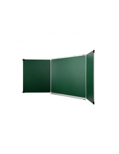 Tableau ulmann triptyque haute qualite 100x200cm coloris vert.