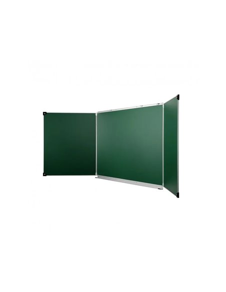 Tableau ulmann triptyque haute qualite 100x200cm coloris vert.
