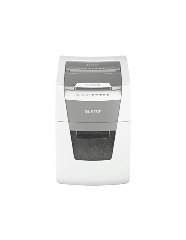 Destructeur de documents leitz iq auto+ office micro p4 100f corbeille de 44l.