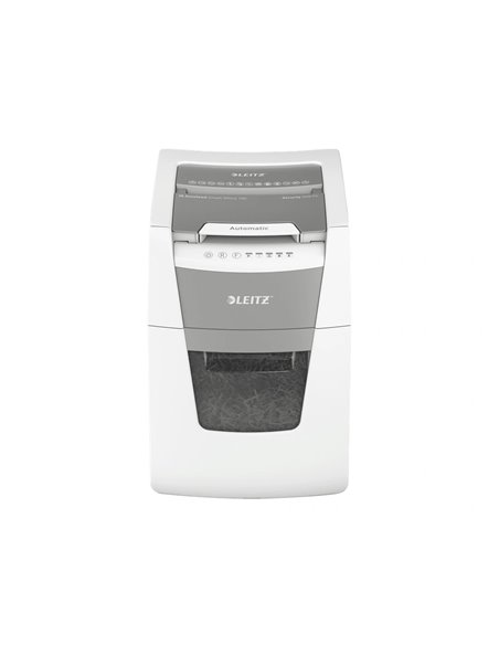 Destructeur de documents leitz iq auto+ office micro p4 100f corbeille de 44l.