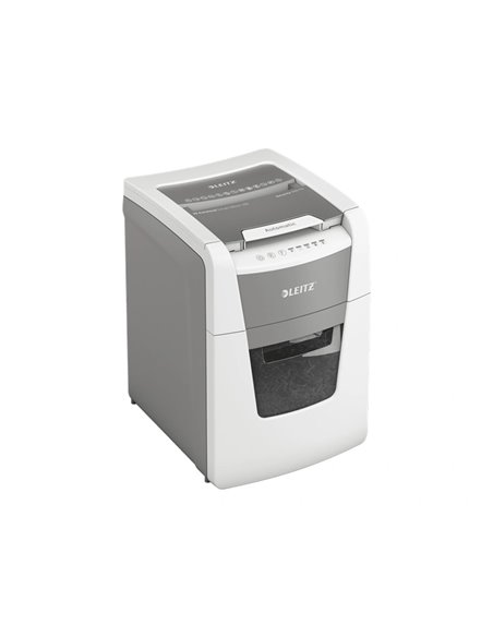 Destructeur de documents leitz iq auto+ office micro p4 100f corbeille de 44l.
