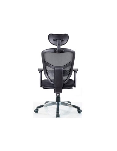 Siege de bureau mt international 1673v2-644 dossier resille tetiere reglable mecanisme synchrone gris.