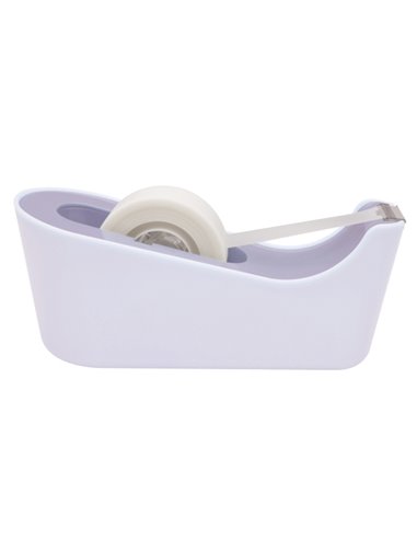 Dévidoir de ruban adhésif Scotch - Pour rubans jusqu'à 19 mm x 33 m - Ruban inclus - Lavande