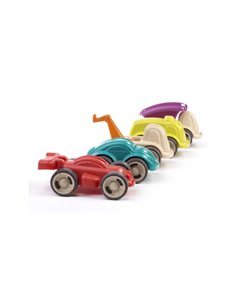 5 vehicules 12cm eco friendly miniland. 2