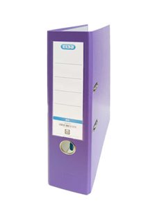 Classeur à levier Rado Top Folio - Dos de 80 mm - Extérieur doublé plastique - Intérieur papier - Lilas