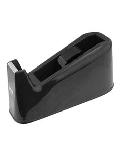 Porte-rouleau de ruban adhésif Dohe pour rubans adhésifs jusqu'à 19 mm et 66 mètres - Cylindre amovible et base antidérapante - 