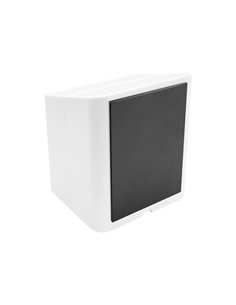 Pot a crayons exacompta pen-cube magnetique 2 compartiments coloris blanc.