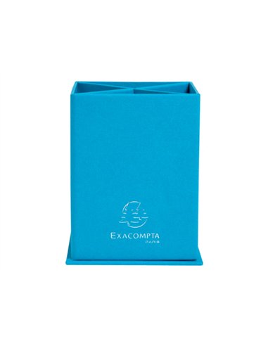 Pot a crayons carre exacompta teksto assor 4 compatiments.