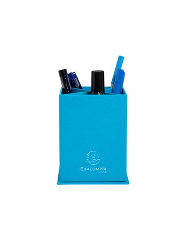 Pot a crayons carre exacompta teksto assor 4 compatiments.