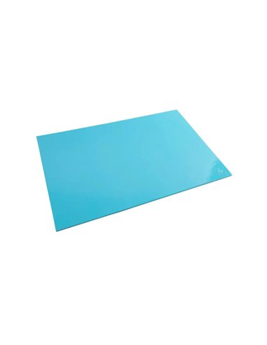 Sous-main exacompta en carton format 585x385mm aquarel coloris bleu pastel.