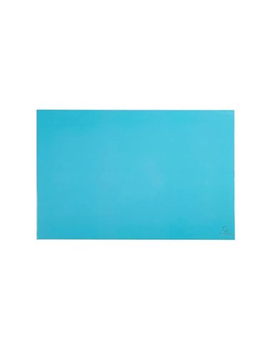 Sous-main exacompta en carton format 585x385mm aquarel coloris bleu pastel.
