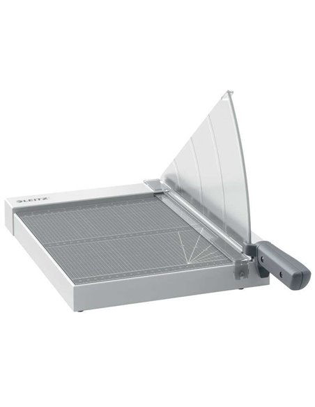 Massicot Leitz Precision Home A4 - Coupe jusqu'à 8 feuilles - Lame en acier inoxydable trempé - Compact et léger - Gris anthraci