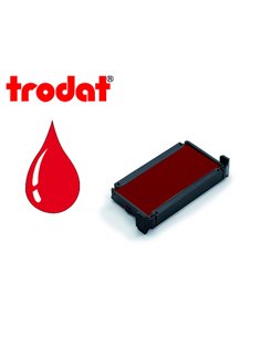 Cassette encrage trodat 6/4910c pour tampon printy 4810/4910/4836/4910ta coloris rouge.