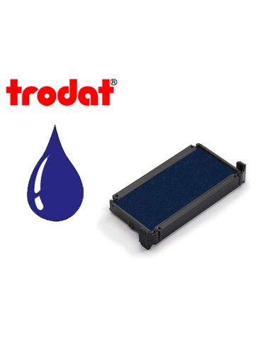 Cassette encrage trodat 6/4911b pour tampon printy 4800/4820/4822b/4846/4911/4911t coloris bleu.
