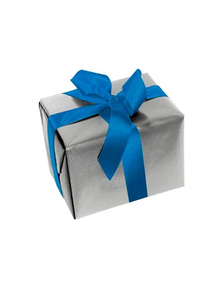 Rouleau papier cadeau kraft verg aux motifs clairefontaine argent 50m x 0,70m 60g..