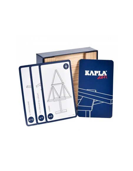 Jeu kapla defi boite 12 cartes et 16 planchettes.