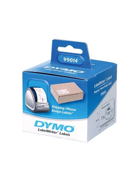 Rouleau étiquettes dymo label writer 101x54mm 220 étiquettes support papier.