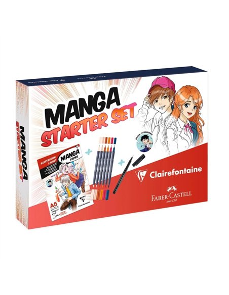 Coffret clairefontaine starter set manga a5.
