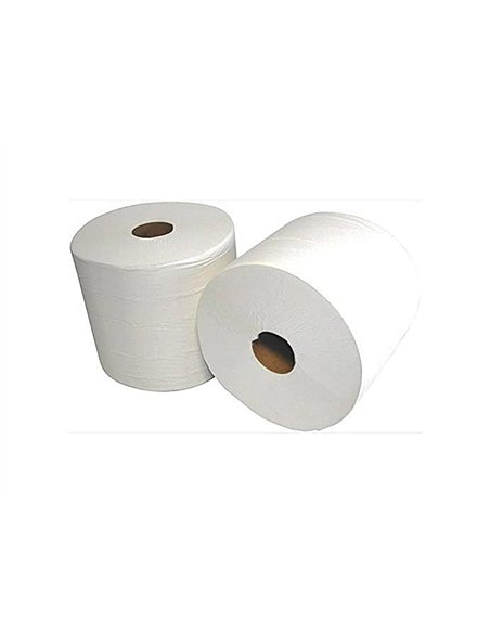 Bobine essuyage 2 plis 300x230mm 800f coloris saumon.