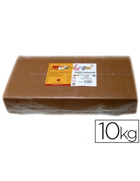 Argile naturelle solargil cuisant coloris rouge pain 10kg.