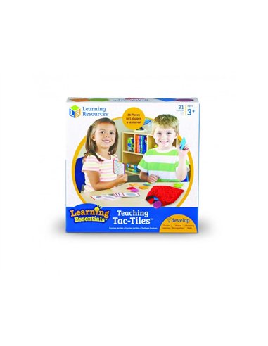Jeux de reconnaissance tactile learning resources jeu de forme tactiles 20 pieces plastiques sac de jeu.