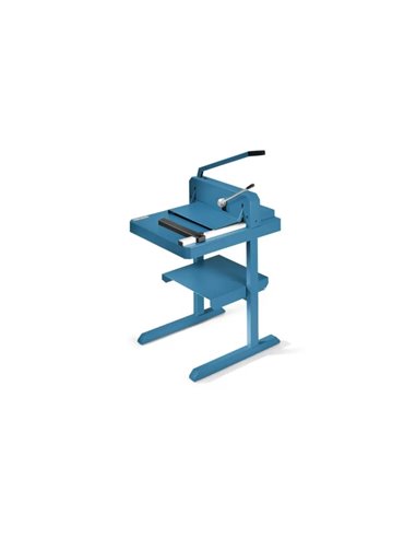 Massicot à levier Dahle 842 pour papiers épais jusqu'à 300 feuilles - Lame supérieure en acier Solingen - Table en métal - Bande