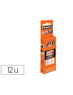 Colle cléopâtre spéciale verre matériaux non poreux pour mini pistolet boîte de 12 bâtons.