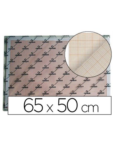 Papier millimétré canson papier blanc sans grain 100g 50x65cm unicolore bistre.