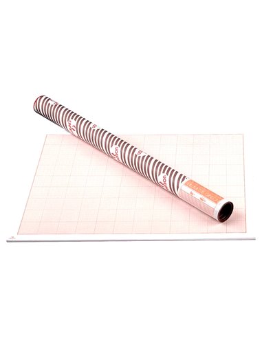 Papier millimétré canson papier blanc sans grain 100g 50x65cm unicolore bistre.