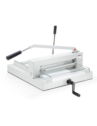 Massicot à levier DHP IDEAL 4305 pour papiers épais jusqu'à 500 feuilles (70 g/m²) - Lame en acier allemand - Levier avec systèm