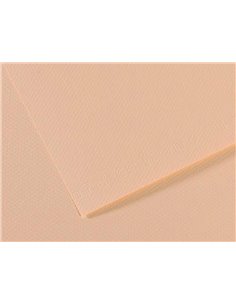Papier dessin canson feuille mi-teintes n 112 grain gelatine haute teneur coton 160g 50x65cm couleur coquille. 2