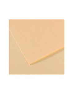 Papier dessin canson feuille mi-teintes n 111 grain gelatine haute teneur coton 160g 50x65cm unicolore ivoire.