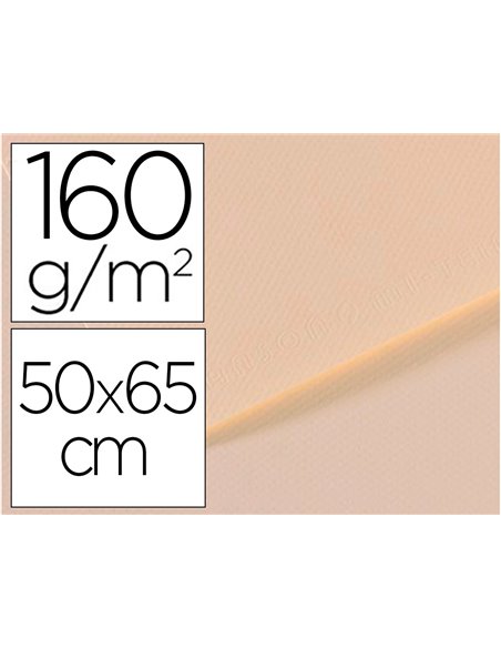 Papier dessin canson feuille mi-teintes n 110 grain gelatine haute teneur coton 160g 50x65cm unicolore lys.