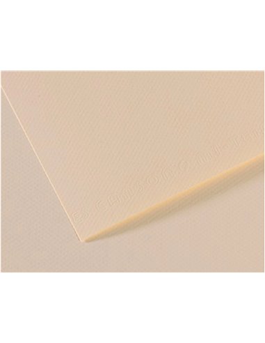 Papier dessin canson feuille mi-teintes n 110 grain gelatine haute teneur coton 160g 50x65cm unicolore lys.