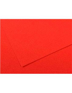 Papier dessin canson feuille mi-teintes n 506 grain gelatine haute teneur coton 160g 50x x65cm unicolore coquelicot. 2