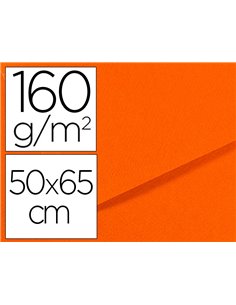 Papier dessin canson feuille mi-teintes n 502 grain gelatine haute teneur coton 160g 50x65cm unicolore havane.