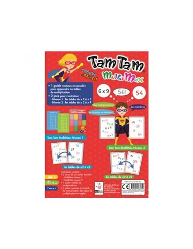 Jouer avec les chiffres ab ludis tam tam coffret multimax 2 jeux niv 1 et 2 interet pedagogique.