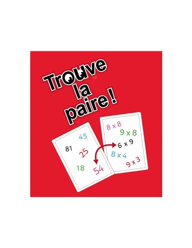 Jeu interdacta tam tam multimax niveau 2 42 cartes + 10 cartes aide-memoire reversible + 6 cartes regle.