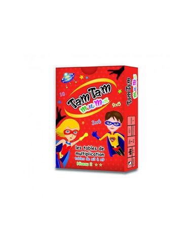 Jeu interdacta tam tam multimax niveau 2 42 cartes + 10 cartes aide-memoire reversible + 6 cartes regle.