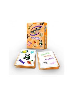 Jeu interdacta tam tam safari cp niveau 2 42 cartes + 1 carte lexique + 1 regle du jeu.