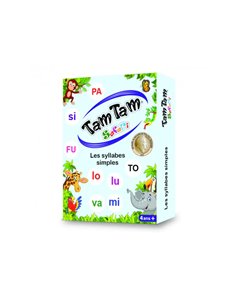 Jeu interdacta tam tam syllabes 42 cartes + 1 regle du jeu. 2
